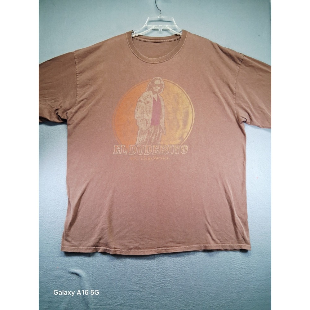 El Duderino‎ Men Coral Tshirt Size XXL